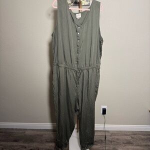 Knox Rose Olive Green Jumpsuit